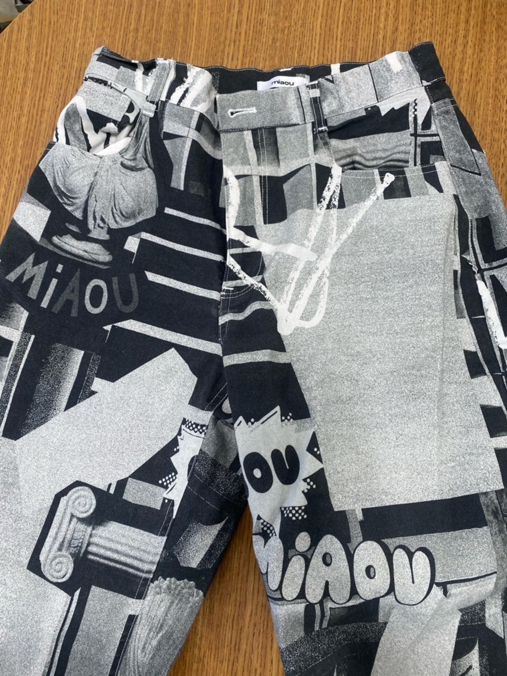 Miaou Fargo Pants in Stone Grey - Picture 8 of 9